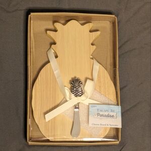 Escape to Paradise Cheese Board and Spreader